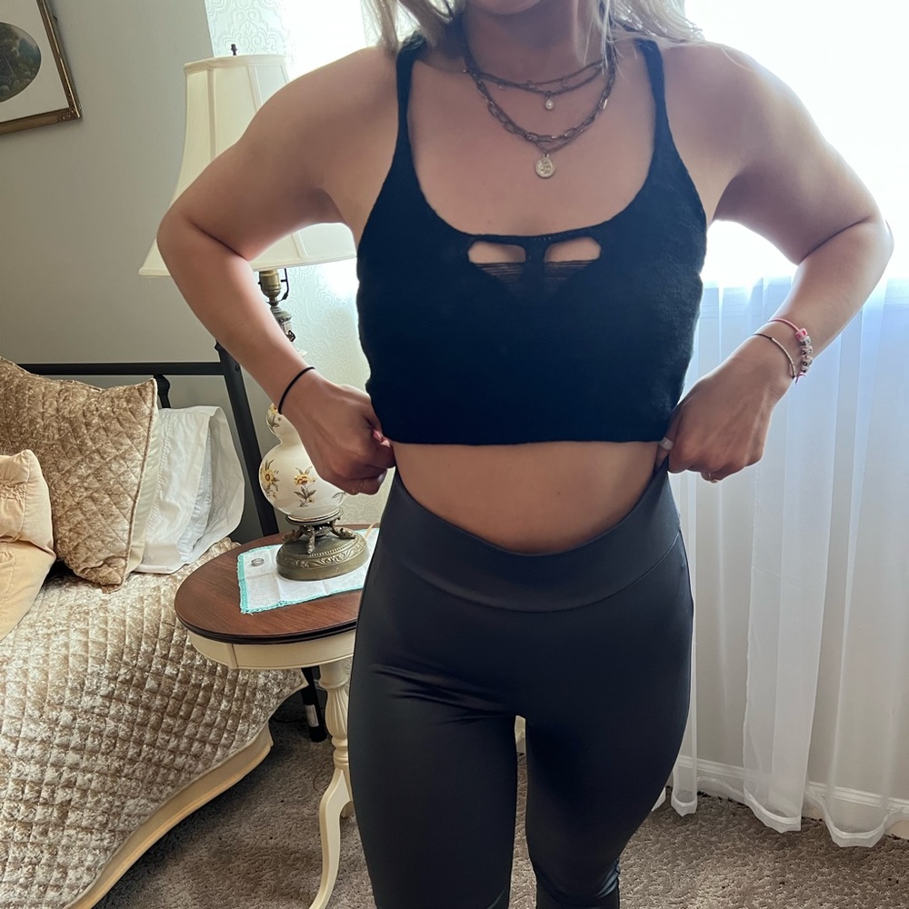 Black Crop Top